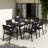 Chamblee Nika Outdoor 7-Piece Dining Set, Aluminum Alloy,Suitable For Patio Gatherings-124583510-124583509