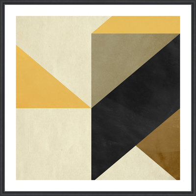 «Geometric Sequence 3» par Artly - cadre flottant, impression sur toile