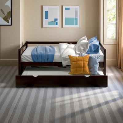 Lit de jour avec base de lit gigogne, taille simple