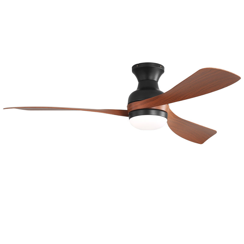 52-Inch Ceiling Fan With Light And Remote Control, Brown