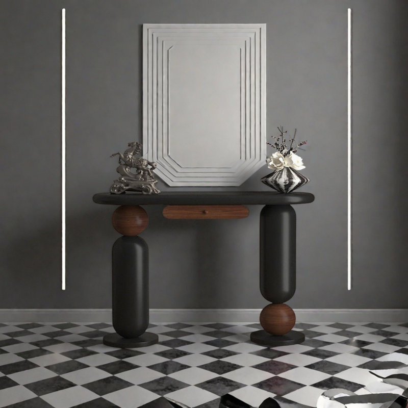 Console Modern Minimalist Art Design, H 33,46 po x l 47,24 po x P 11,81 po