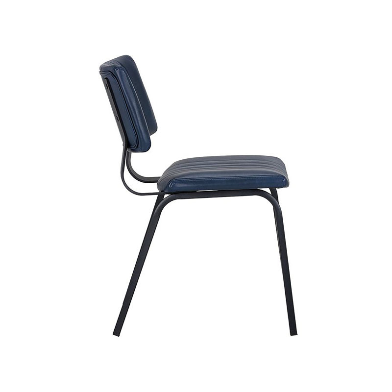 Berkley Upholstered Dining Chair, Navy Blue