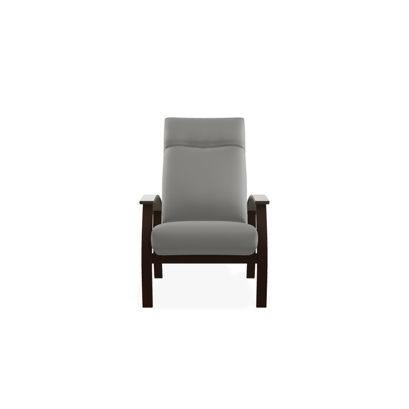 Chaise de patio inclinable avec coussins Askar, Salée, Kona texturé, Bois de plage P40