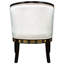 Fauteuil demi-tonneau Graceful Swans