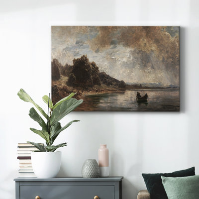 Paysage rétro - CCxxviii - reproduction sur toile tendue