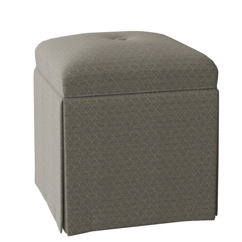Linden Square Ottoman, Tobacco, Sage (8789 30)