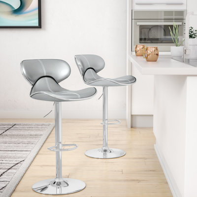 Leopoldo Swivel Upholstered Adjustable with Metal Frame