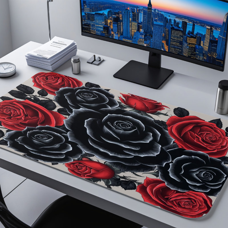 Polyester Desk Pad, 14.4x12.1
