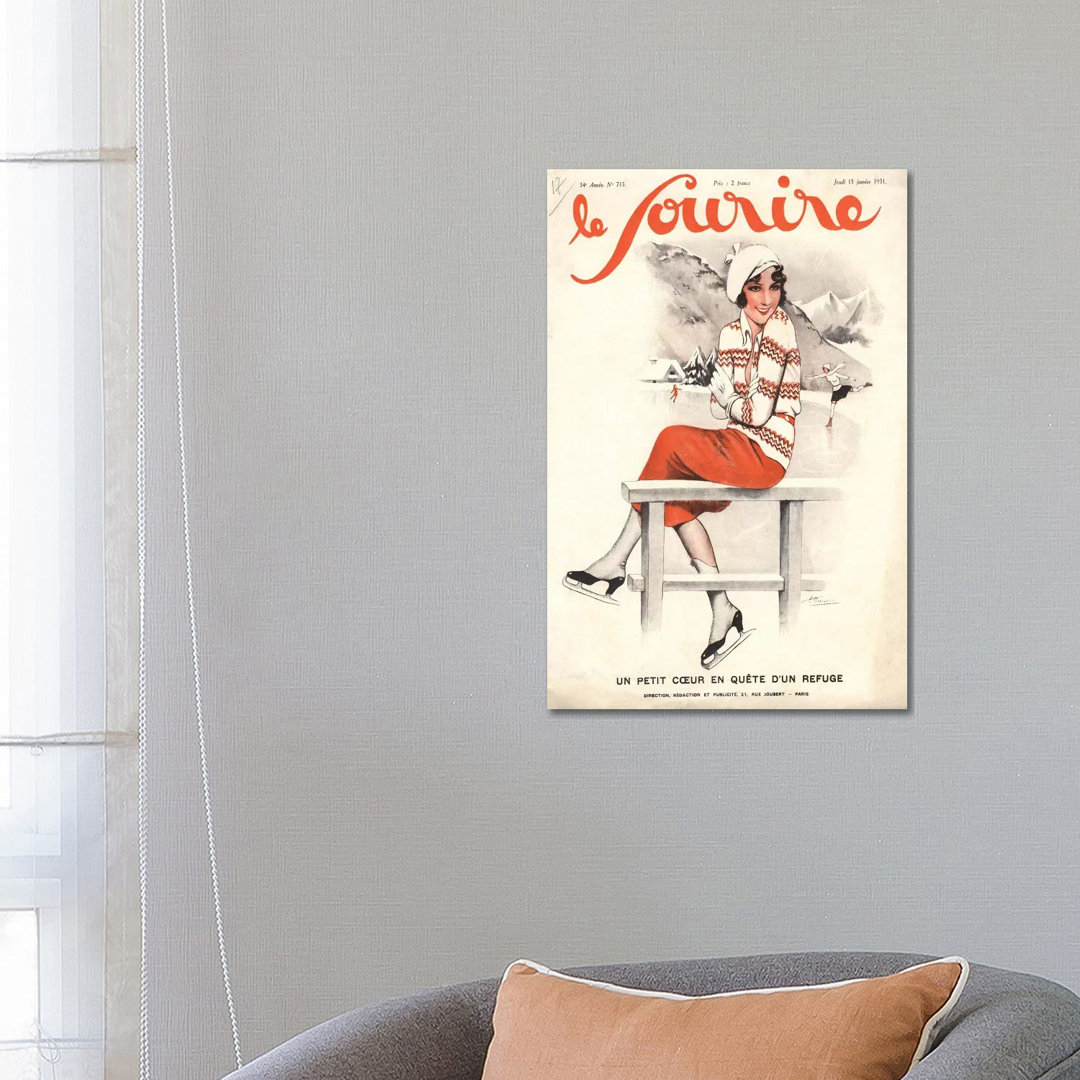 1930s Le Sourire Magazine Cover by The Advertising Archives - Gallery-Wrapped Canvas Giclée