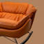 Chaise berçante double moderne et confortable