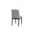 Transitional 7pc Dining - Top Table With Ash Walnut & 6 Chairs Solid Wood Colored Finish