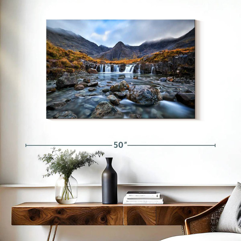 Cascade Alvord Fairy Pools, H 26 po x l 39 po