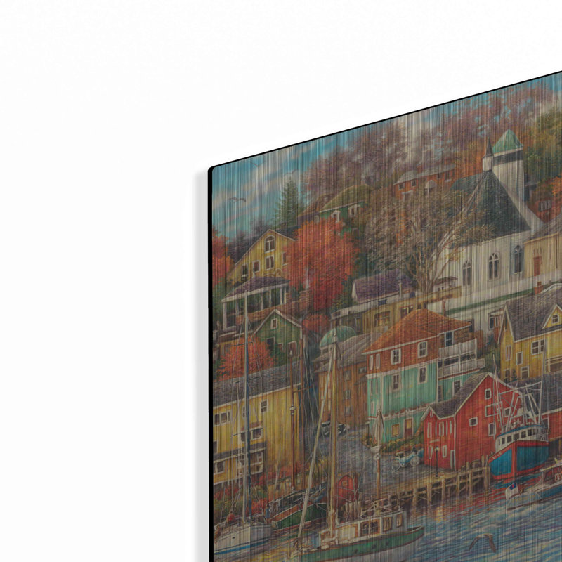 «Good Times Harbor» par Chuck Pinson, H 16 po x l 24 po