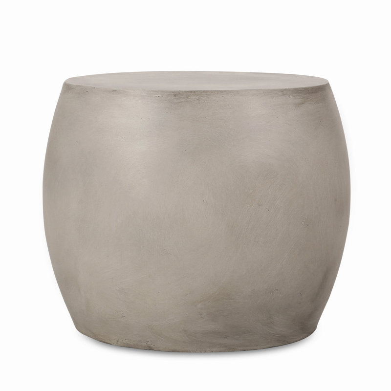 Outdoor Lightweight Concrete Side Table