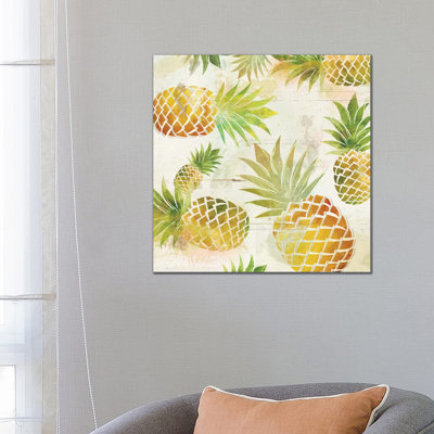 Pineapple Dance II by Carol Robinson - Wrapped Canvas Print