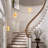 Alabaster Glass Wall Sconce