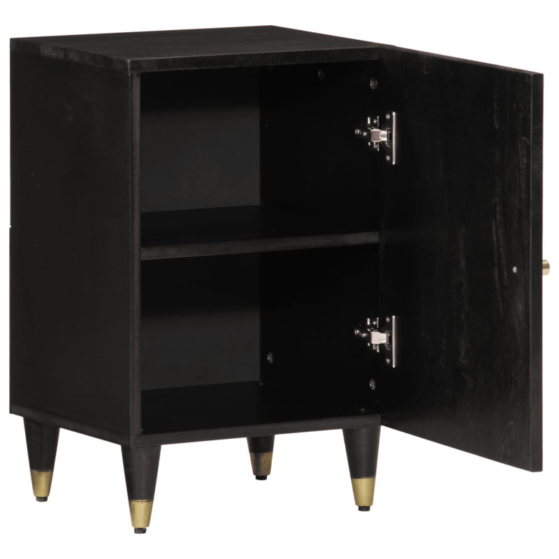 Akmini Iron Freestanding Bathroom Cabinet, Black