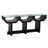 Ando 75'' Glass Top Console Table