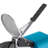Snow Cone Machine with 3 Stainless Steel Blades -  Powerful 170W Easy To Use Countertop Crushed Ice Maker, Blue