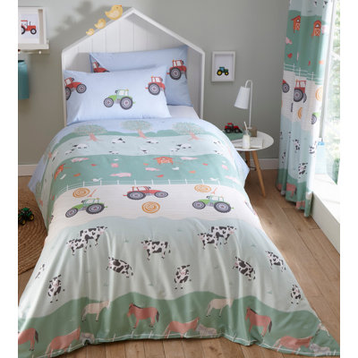 Cotton Blend Duvet Cover Set with Pillowcases