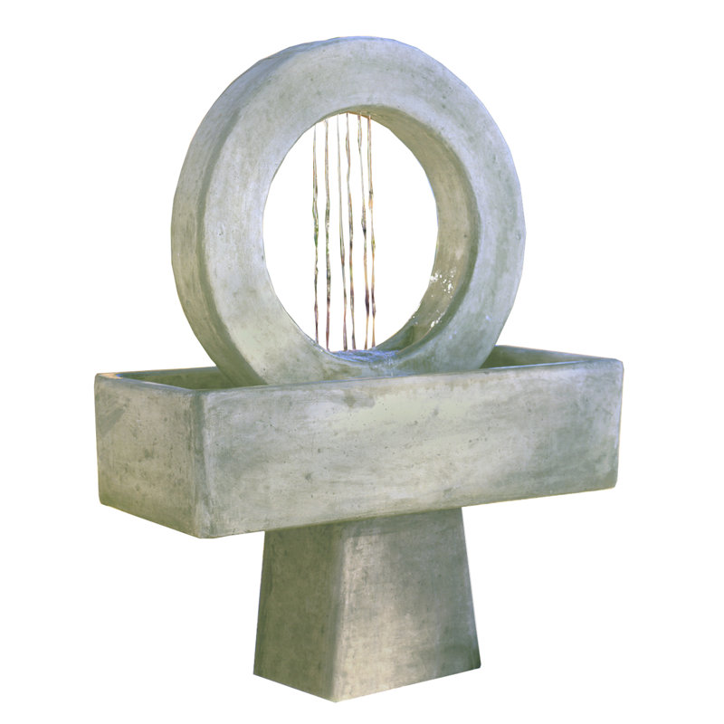 Portal Cast Stone Fountain, Moss