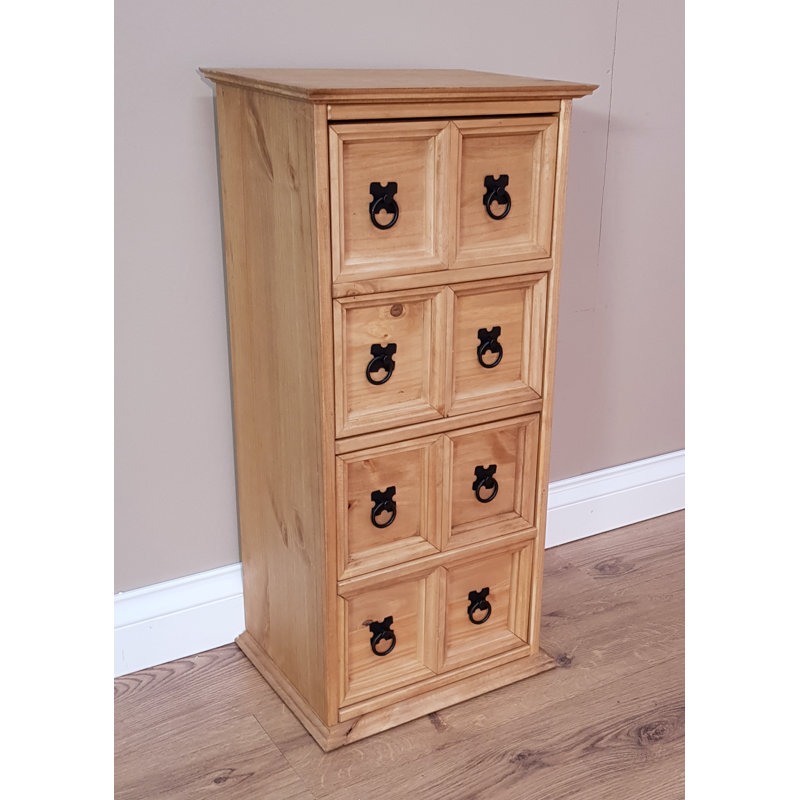 Bridewell Solid Wood 81cm H Media Shelves