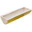 Novecento Bordura 5.1" x 1.6" Glossy Ceramic Mudcap Tile Trim in Yellow