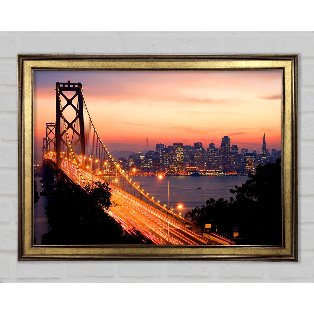 Golden Gate Bridge to the City - Einzelne Bilderrahmen Kunstdrucke