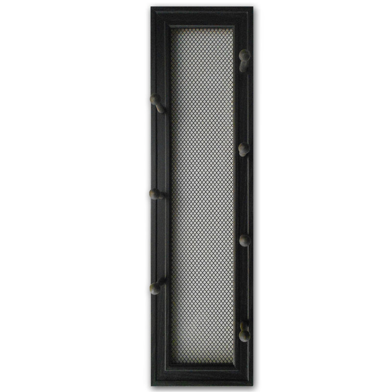 Porte-gobelet 7 crochets par Millwork Engineering, cadre noir