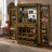 Timmerman Bar Wine Storage Cabinet With Keys And LED Lights-1800266776