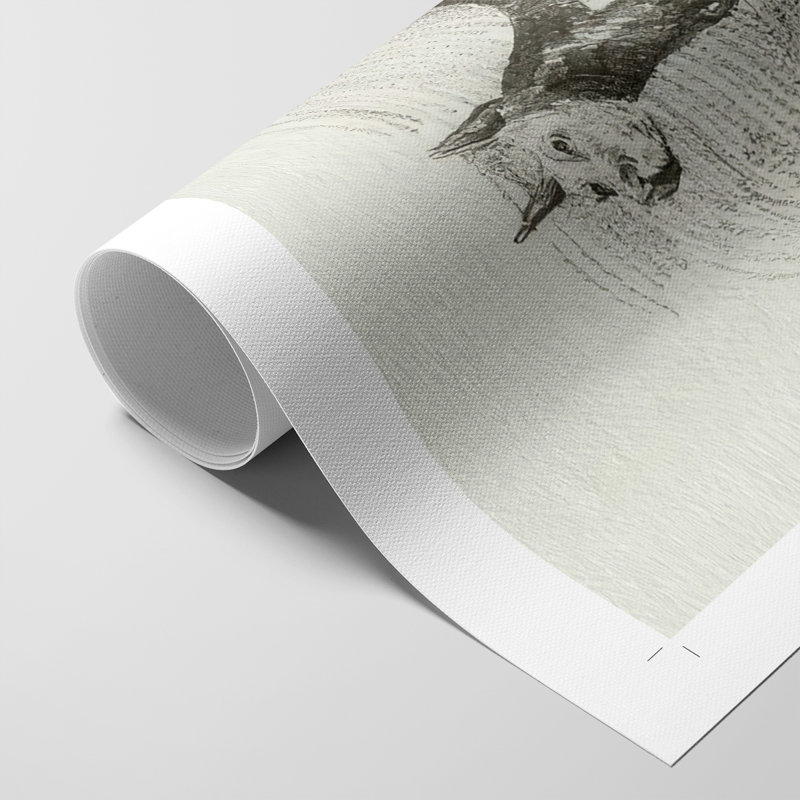 A Gentleman VI - Impression sur toile seulement - NON-CADRE, H 48 po x l 32 po