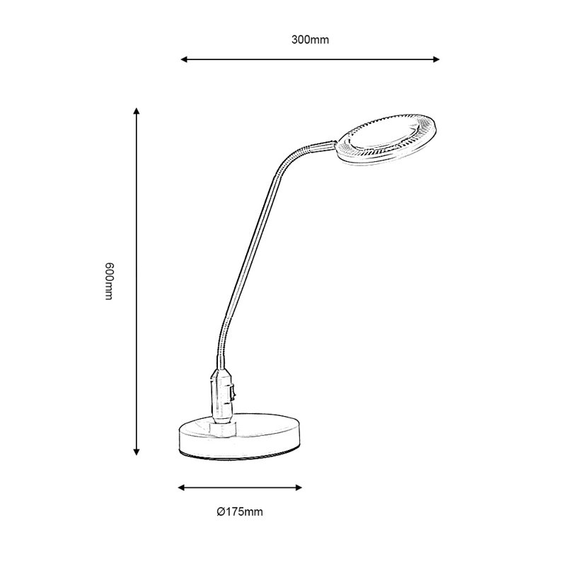 Finis Metal Desk Lamp