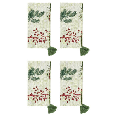100% Cotton No Pattern Rectangle Napkin