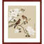 Magnolia and Rosefinches by Yu Zhi - Single Picture Frame Print-1659434672-1645881251