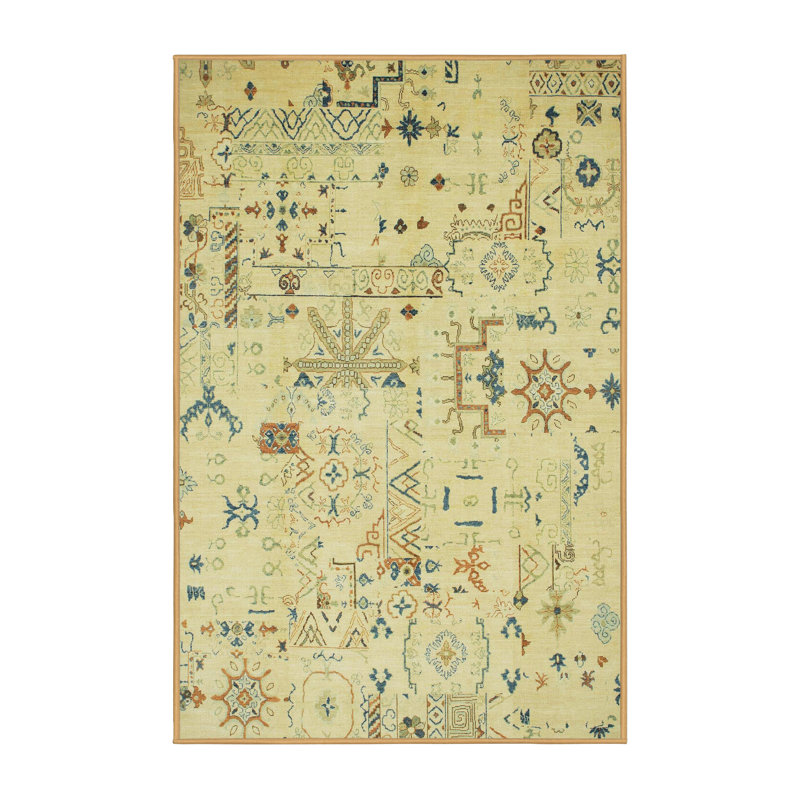Abstract Indoor Rug, Rectangle 2' x 3'
