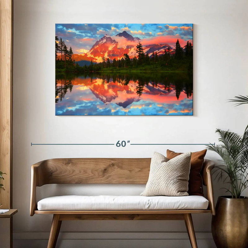 Alvord Shuksan montagne et lac, H 30 po x l 45 po