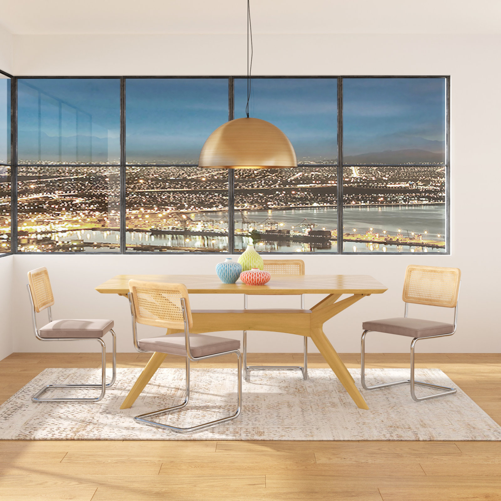 Walsh Velvet Dining Chair, Platinum