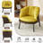 27.4" W Velvet Cotton Linen Removable Lounge Chair Accent Chair-1247396124