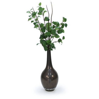 51'' Faux Maple Plant in Glass Vase