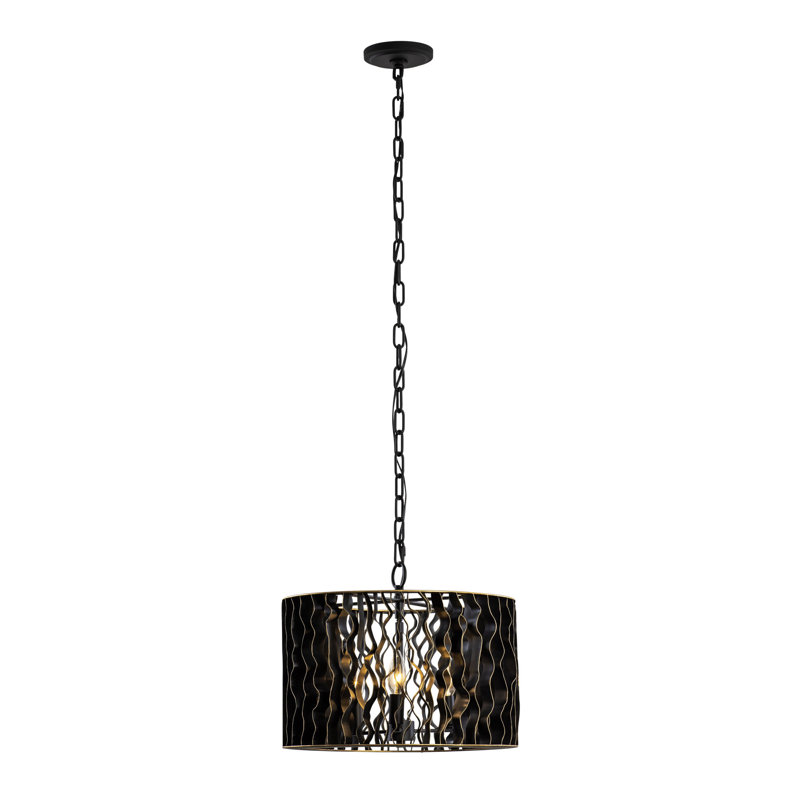 Luminaire suspendu convertible 3 lumières Estela
