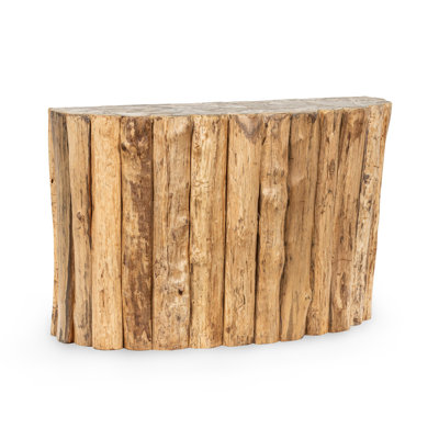 Norwest Petrified Wood Console Table