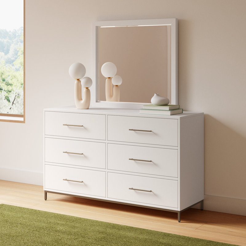 Marino 60'' W Unfinished 6 - Drawer Dresser