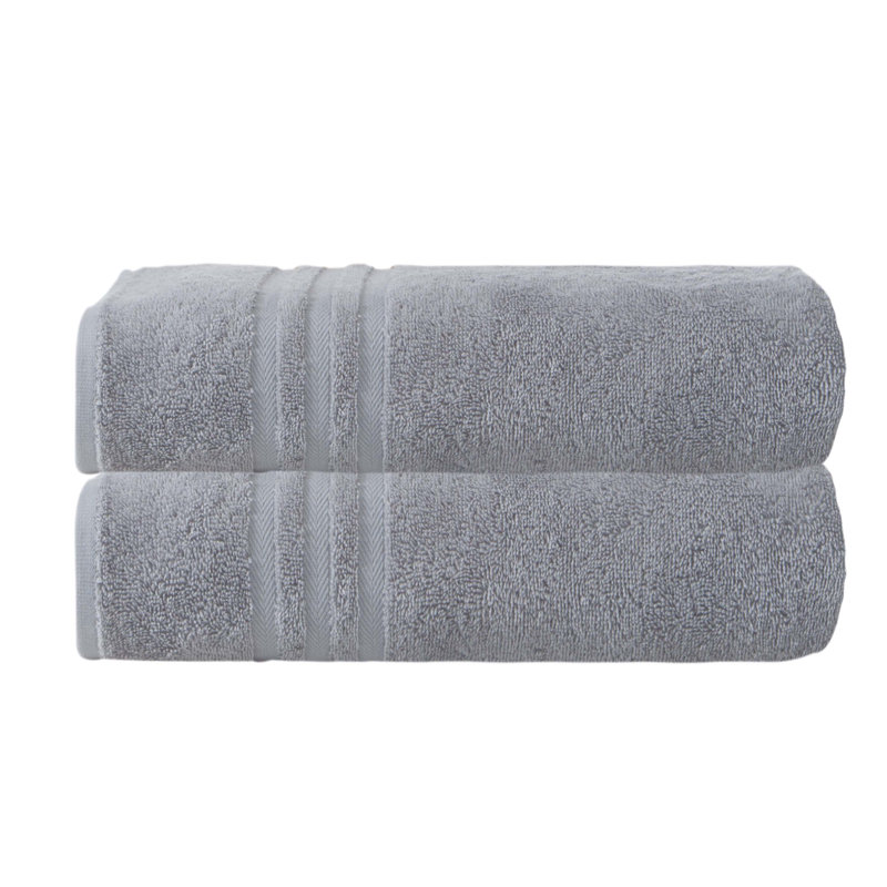 Kressley Midweight Bath Towel, Gray