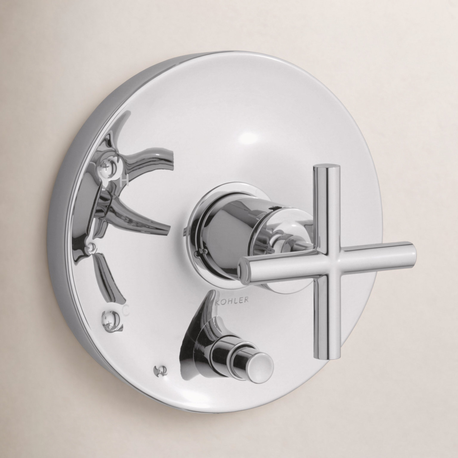 Purist Rite-Temp Pressure-Balancing Valve Trim, Polished Chrome