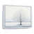 White Floater Framed