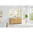 Cisca 72" Double Bathroom Vanity in Natural Wood with Grain White Engineered Stone Countertop without Mirror
