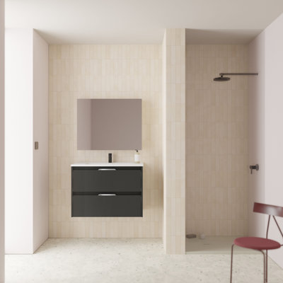 Vanity & Mirror Set