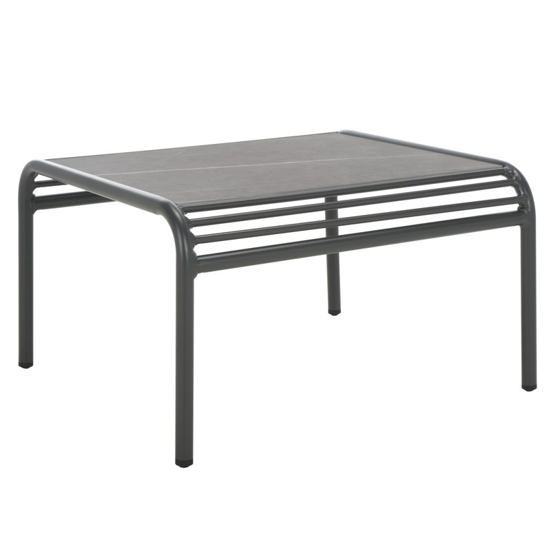 Hydetown Sintered Stone Table, Gray