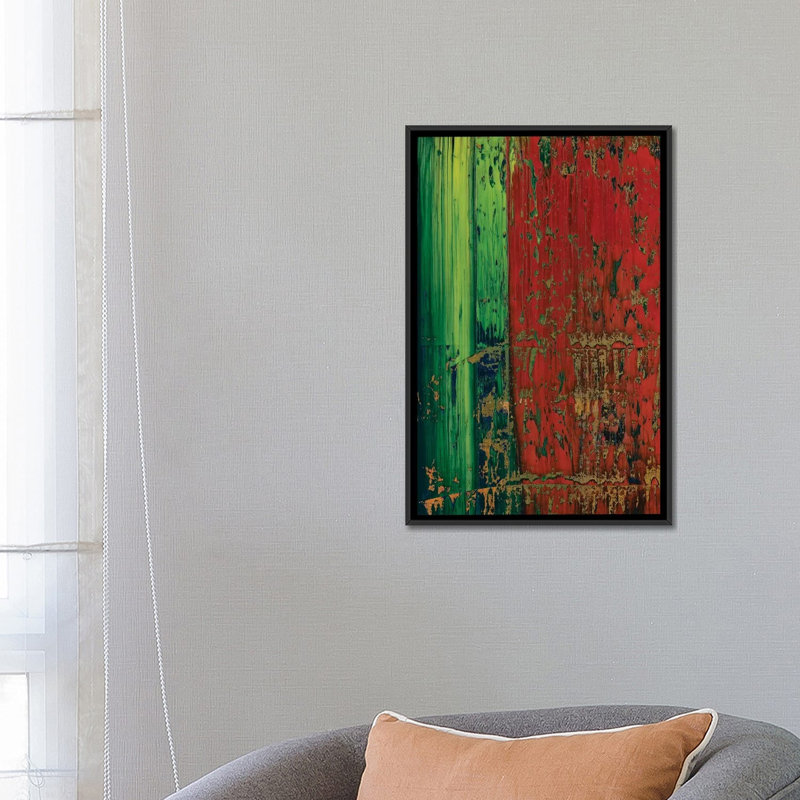 « dedeviling », reproduction sur toile, H 26 po x l 18 po x P 1,5 po, Toile avec cadre noir, Pas de tapis
