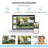8CH DVR Security Cameras System with 1TB HDD, 4 Outdoor Bullet Cameras, Motion Detection